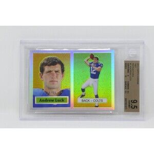 2012 Topps Chrome 1957 Refractors #1 Andrew Luck/99 Rookie Beckett 9.5 GEM MIN